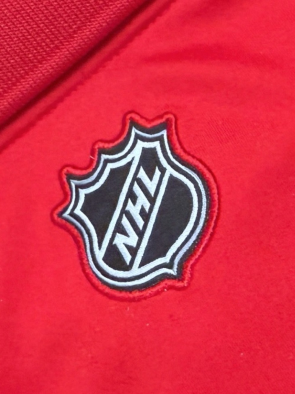 Reebok NHL New York Rangers Center Ice Statement Performance Polo Navy Red L - Picture 10 of 10